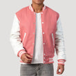 Pink Letterman Jacket Mens