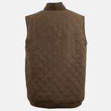 Quilted Brown Cotton Vest