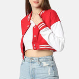 Cropped Varsity Jacket