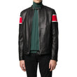 red-strip-leather-jacket