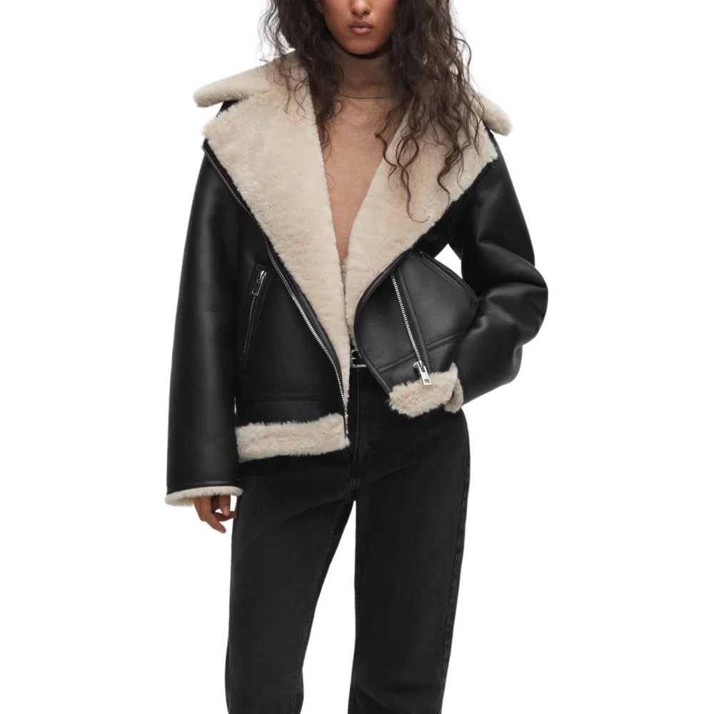 shearling-black-womens-leather-jacket