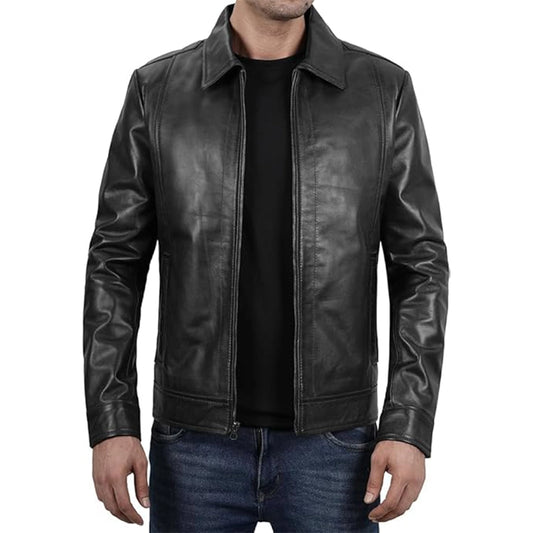 shirt-collar-black-leather-jacket