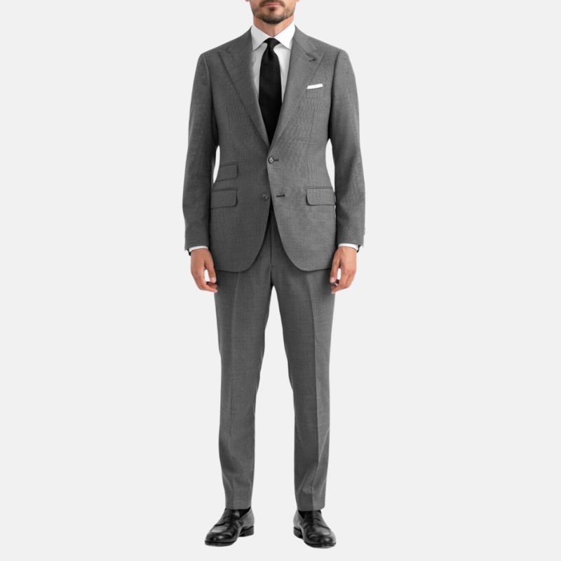 Grey 2 Piece Suit For Men