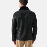 tony-fur-collar-black-leather-jacket