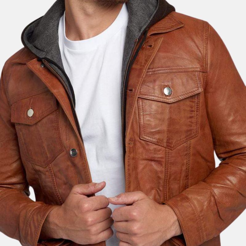 trucker-brown-biker-jacket