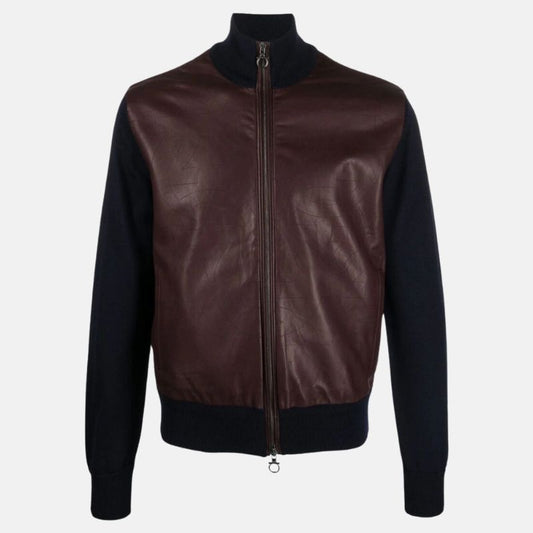 turtle-neck-maroon-bomber-jacket-for-mens