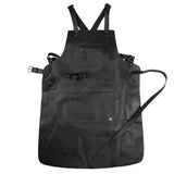 Mens Water and Fire Resistant Genuine Leather Welding Apron