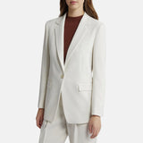 White Formal Blazer Womens