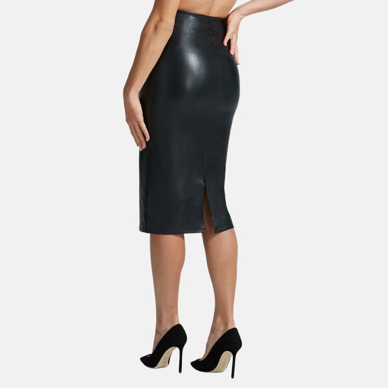 Black Long Pencil Skirt