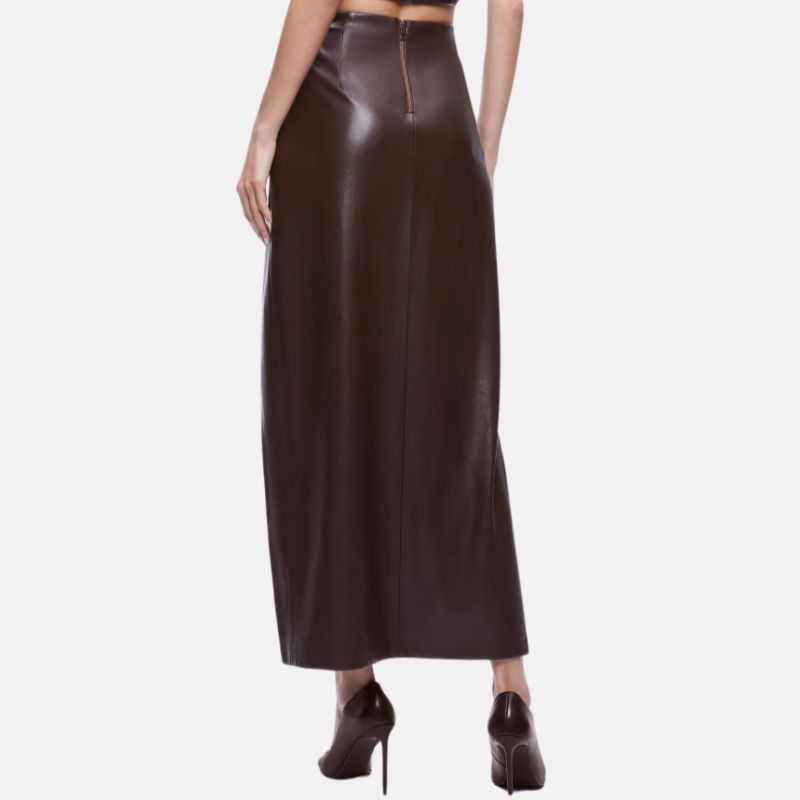 Asymmetrical Midi Skirt For Womens