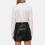 Black Leather Skirt