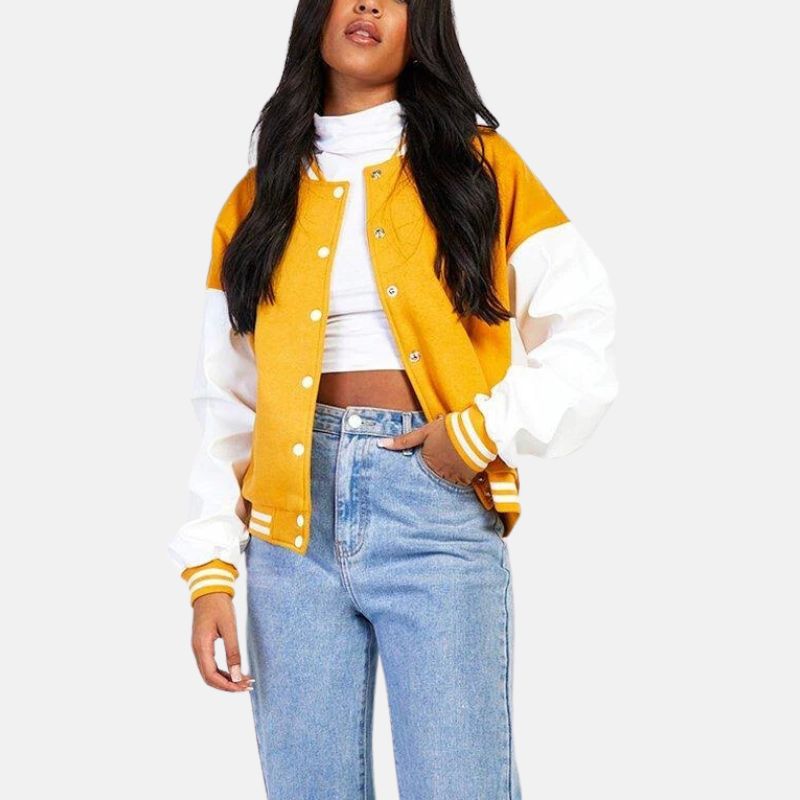 women-mustard-satin-bomber-jacket