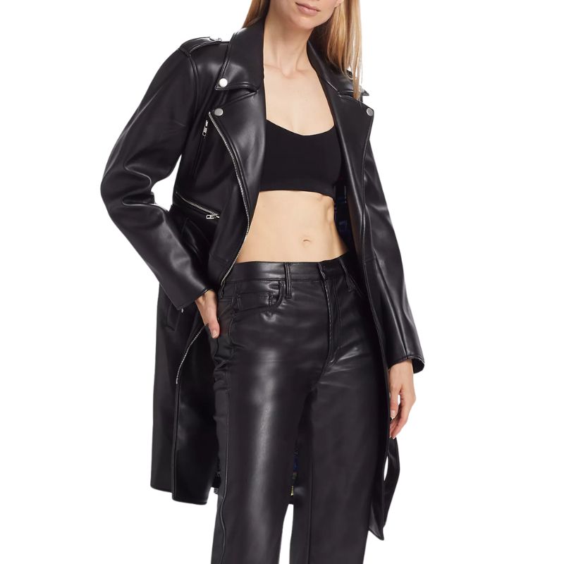 Black Leather Coat