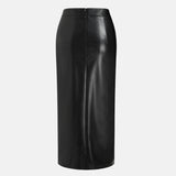 womens-black-leather-long-skirt-