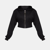 womens-black-slim-fit-style-bell-bottom-zipper-hoodie