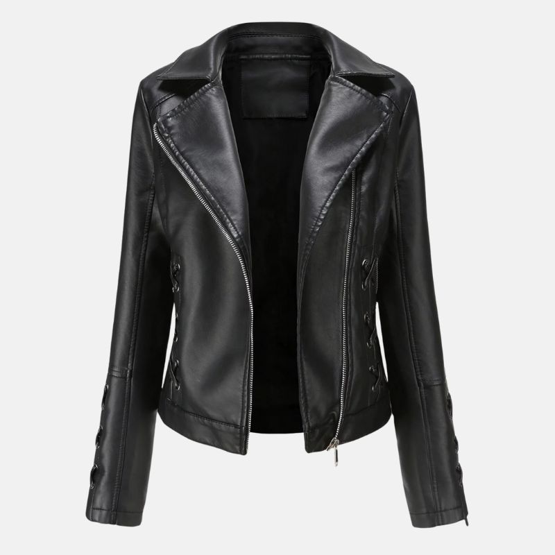 womens-black-slim-motorcycle-leather-coat-jacket