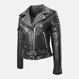 womens-black-spiked-leather-jacket