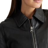 womens-black-washed-bomber-leather-jacket