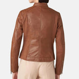 womens-bronw-leather-biker-jacket