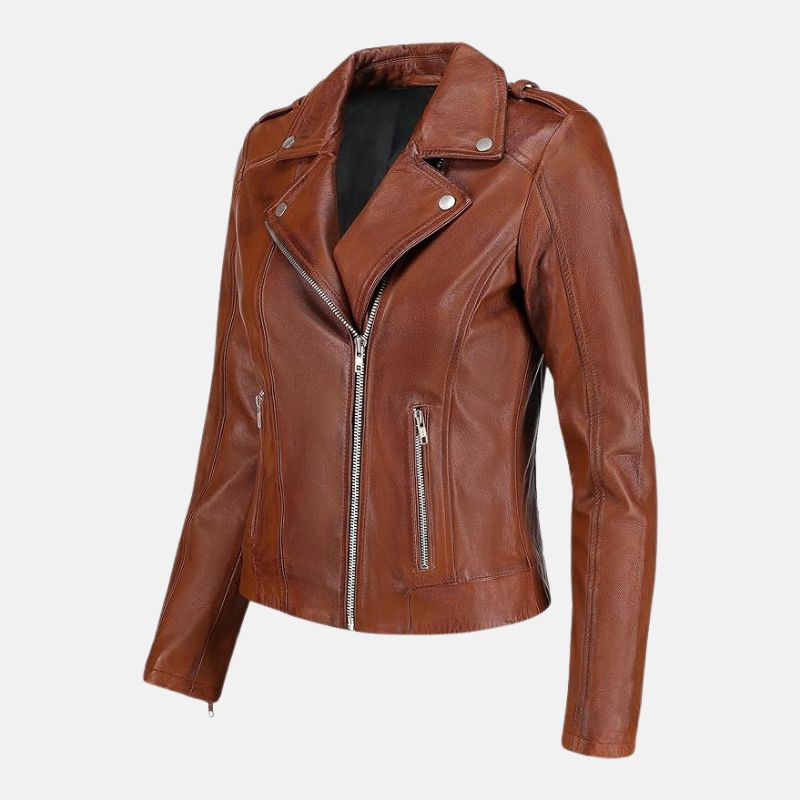 womens-brown-leather-jacket