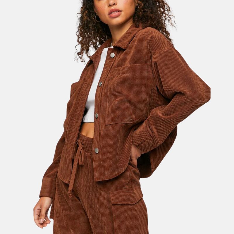 womens-brown-suede-corduroy-shirt-