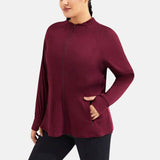 womens-burgundy-designer-up-fleece-jacket