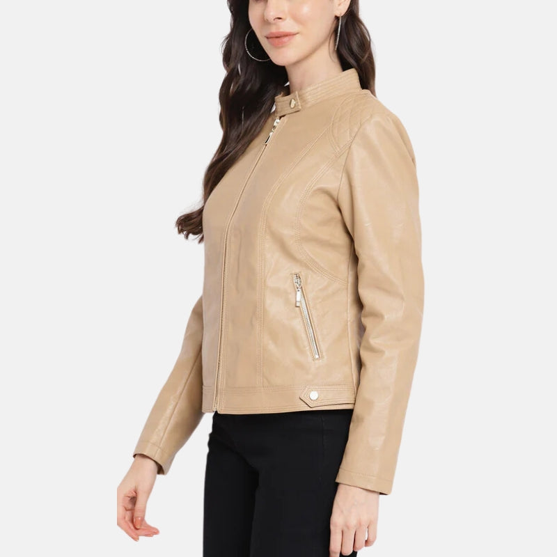 womens-camel-brown-jacket-leather-biker-styles