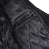 Black Leather Bomber Jacket Women with Removable Hood