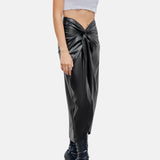 womens-leather-twisted-long-skirt