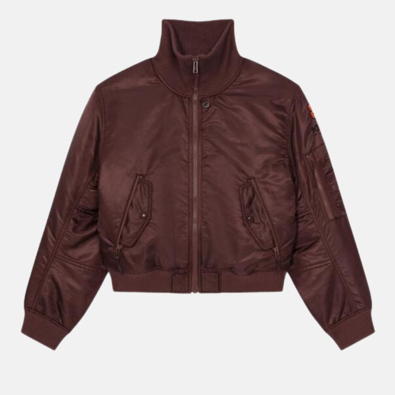 womens-maroon-cropped-leather-bomber-jacket