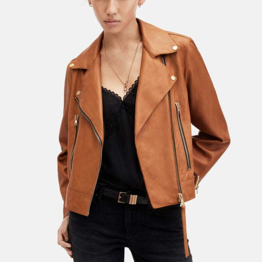 womens-mustard-brown-biker-leather-jacket