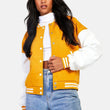 womens-mustard-satin-bomber-jacket