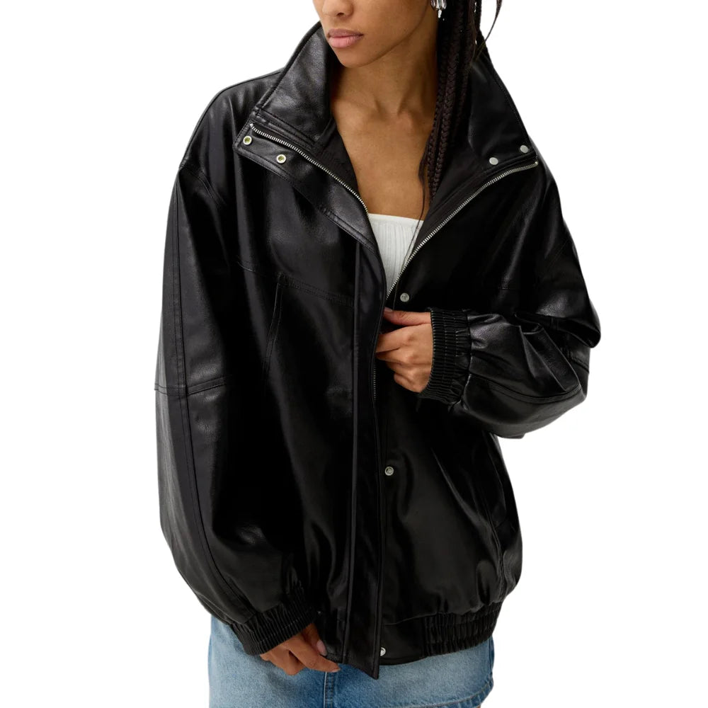 womens-oversized-bomber-leather-jacket