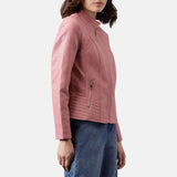 womens-pink-cafe-racer-quilted-leather-jacket