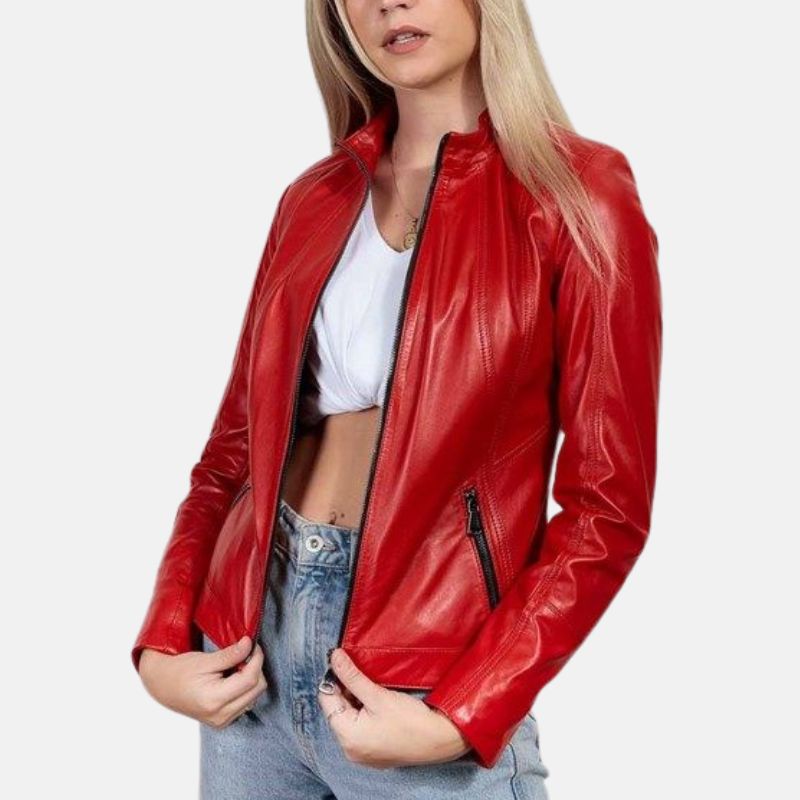 womens-red-slim-fit-biker-jacket