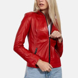 womens-red-slim-fit-leather-jacket