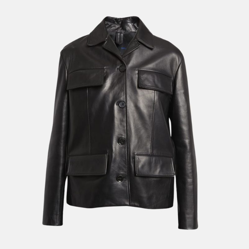 womens-shirt-leather-black-jacket