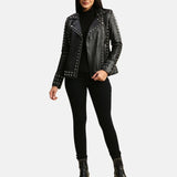 womens-studded-motorcycle-punk-leather-jacket