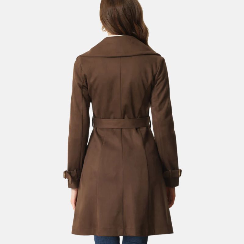 womens-suede-brown-double-breasted-trench-