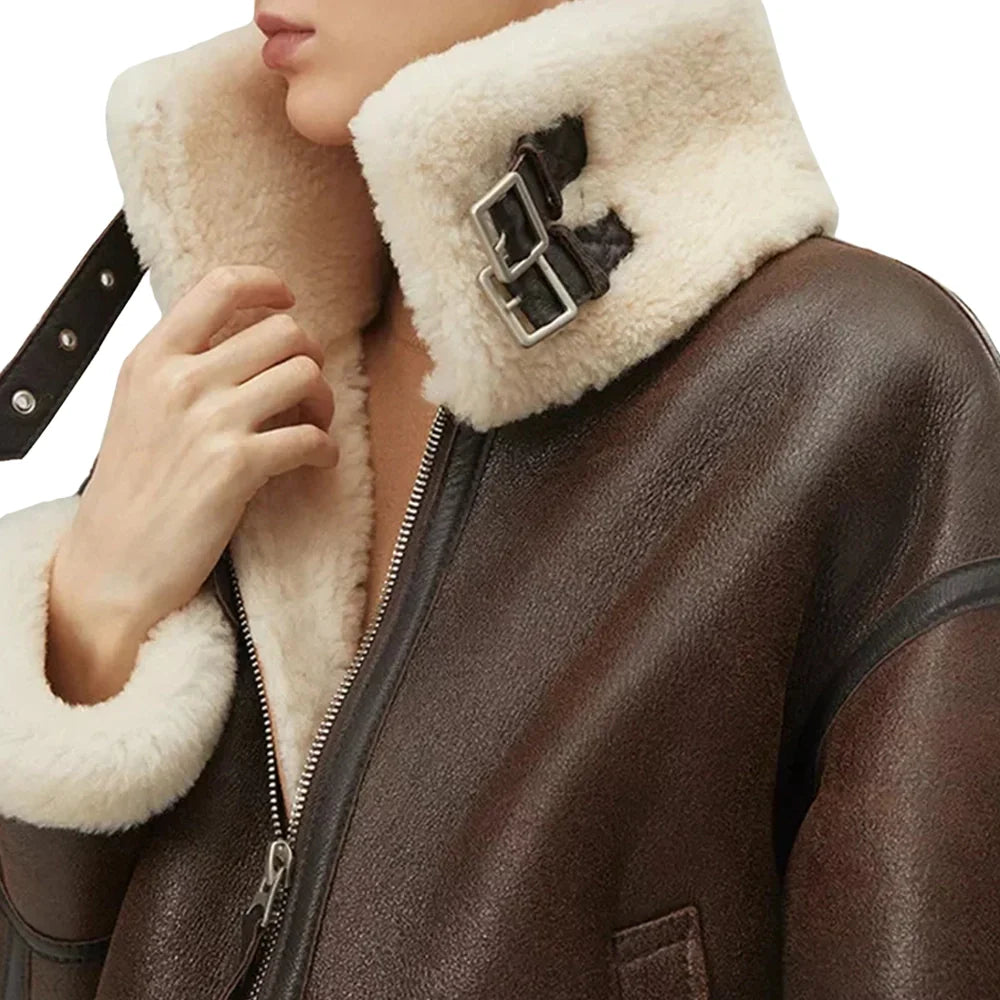 womens winter leather jacket